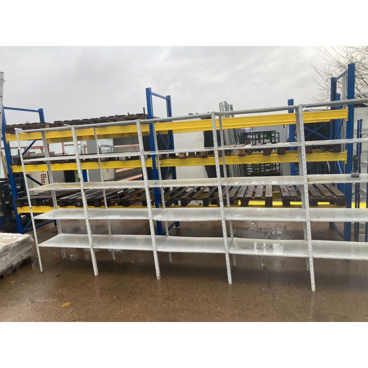 Купить Стеллаж полочный линия 10 секций СТ 91/51/202 5 полок