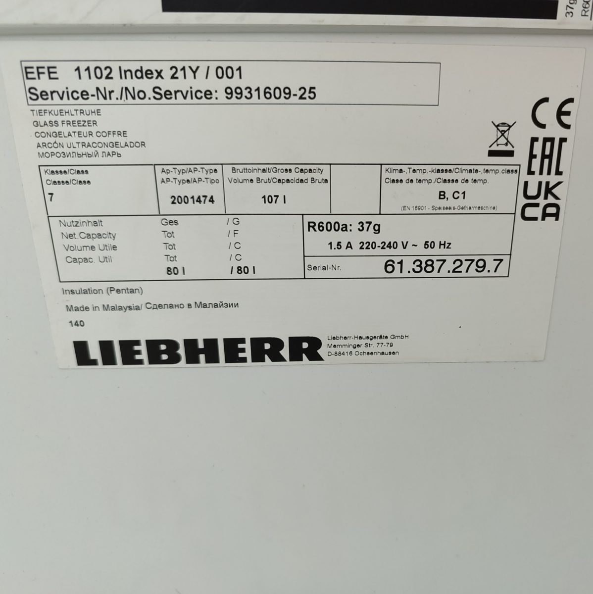 Купить Ларь морозильный Liebherr EFE 1102