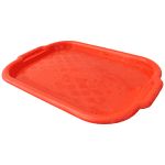 Поднос 55/40 пластиковый красный