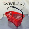 Купить Корзина пластиковая покупательская Wanzl WZL122 красная