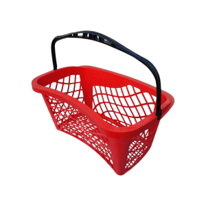 Купить Корзина пластиковая покупательская Wanzl WZL122 красная