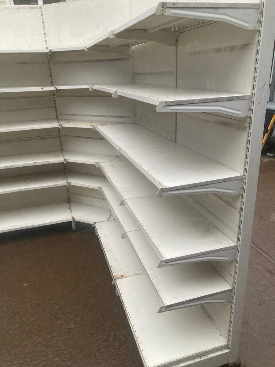 Купить Стеллаж торговый пристенный тип линия 1