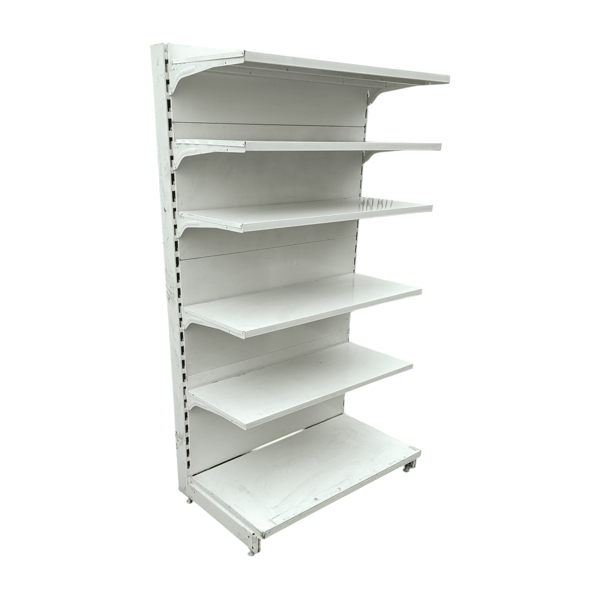 Купить Стеллаж торговый белый 103/183 5п40 основание 50