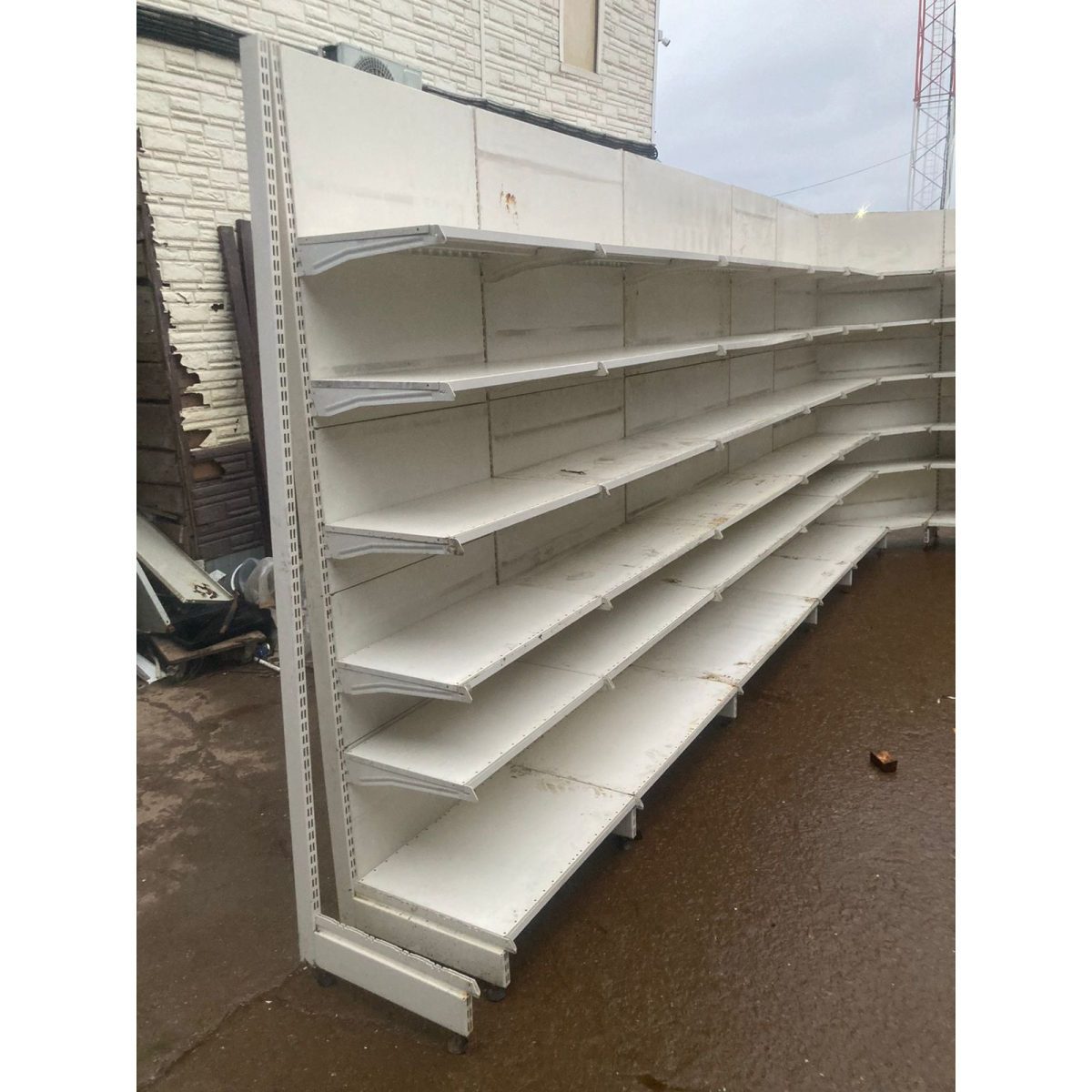 Купить Стеллаж торговый пристенный тип линия 1