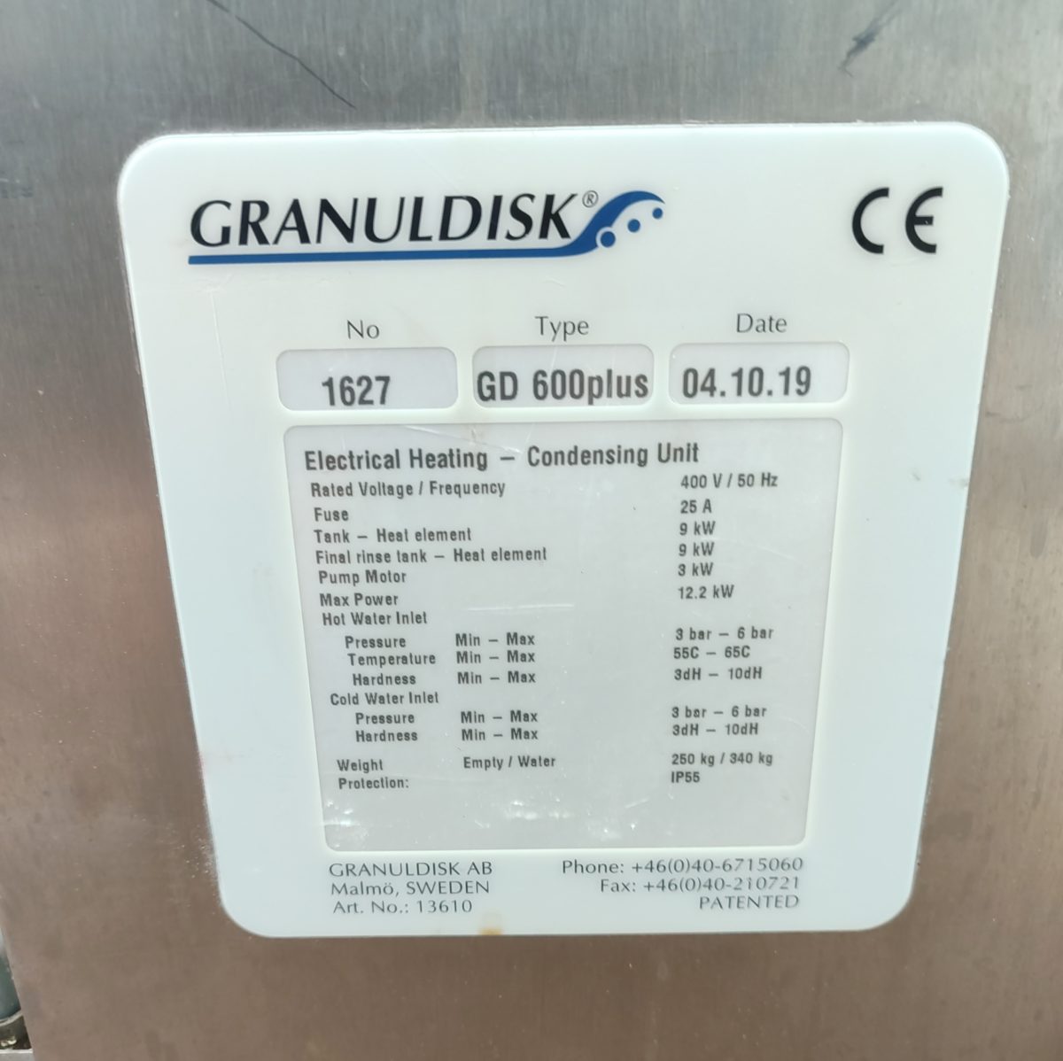 Купить Котломоечная машина Granudisk GD600 Plus