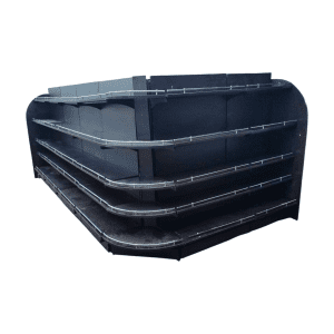 Купить Стеллаж торговый пристенный/лдсп угол тип 41