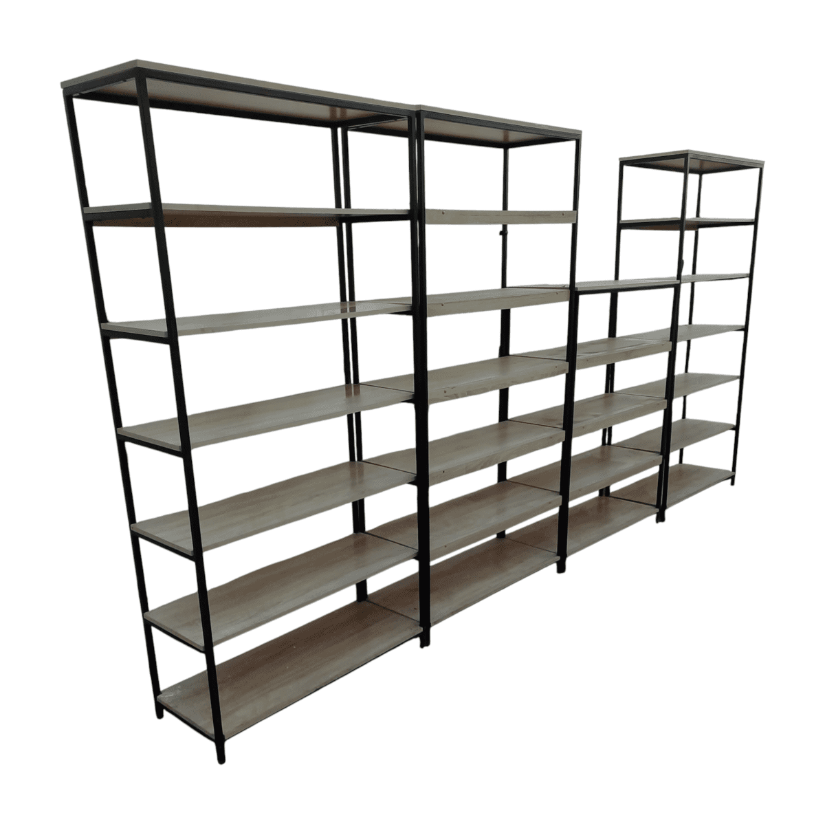 Купить Стеллаж торговый Стронг 400/40/201 бук 7 полок