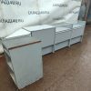 Купить Прилавок линия 385/60/90 лдсп/сталь белый/серый