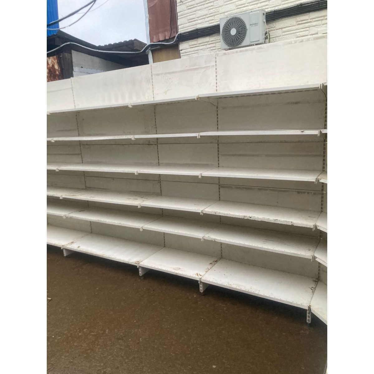 Купить Стеллаж торговый пристенный тип линия 1