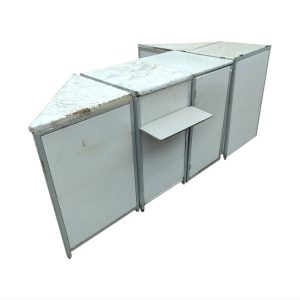 Купить Прилавок линия 275/60/90 лдсп/сталь белый/серый