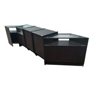 Купить Прилавок линия 350/55/90 лдсп/стекло венге