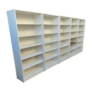 Купить Стеллаж линия 450/40/202 лдсп серый 5 полок (5с90/40/202)