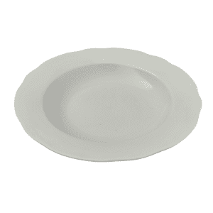 Купить Тарелка столовая Дулево Вырезной край 24/4 белая