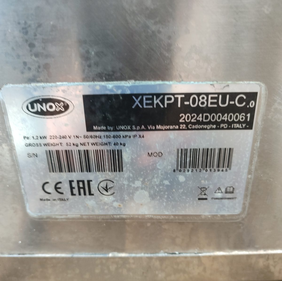 Купить Шкаф расстоечный Unox XEKPT-08EU-C