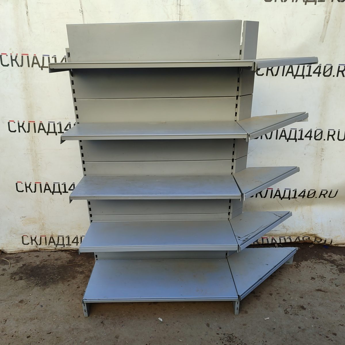 Купить Стеллаж торговый пристенный+внешний угол 173 см