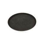 Поднос д35 пластиковый коричневый/серый