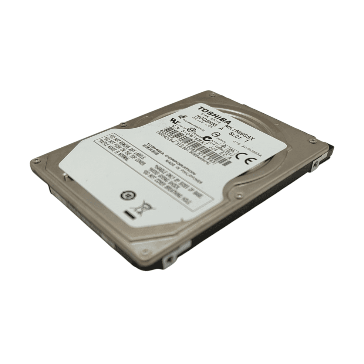 Жесткий диск Toshiba MK1665GSX 160 GB SATA 3G 2.5" 5.4K
