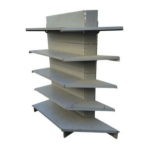 Стеллаж торговый пристенный+внешний угол 173 см