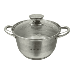 Кастрюля нержавеющая сталь с крышкой 5л д18 в12