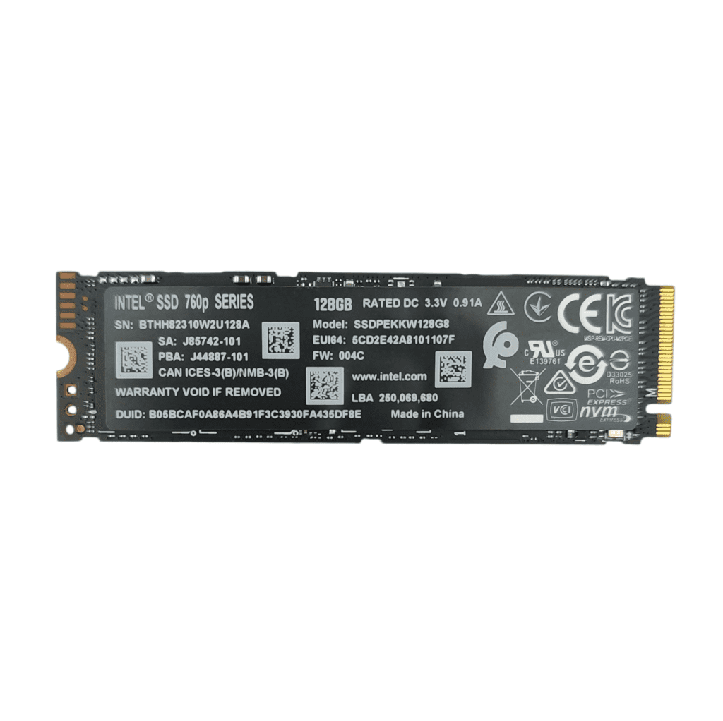 Intel SSD 128GB M.2 760P Series SSDPEKKW128G8