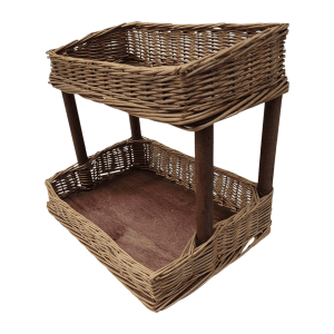 Короб-лоток плетеный 25/34/30 прямой 2 уровня