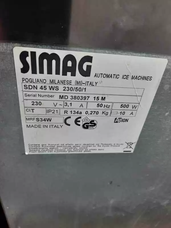 Купить Льдогенератор Simag SDN 45 W