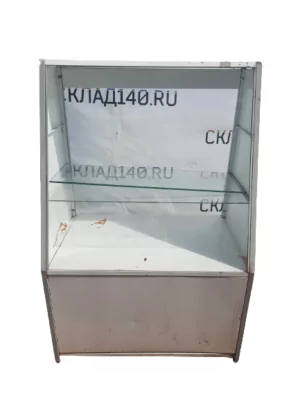 Купить Прилавок сталь стекло белый 100/60/154